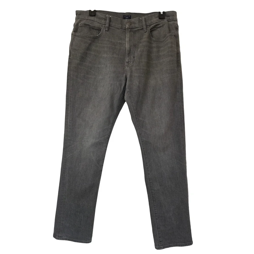 J. Crew‎ Straight Fit Jeans Signature Mens 34x32 Gray NWT $138 BG156